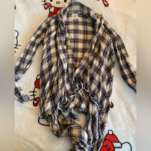 Billabong plaid cardigan